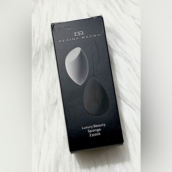 Elaina Badro Luxury Beauty Sponge Set, New in Box, Includes TWO makeup sponges - Picture 1 of 4
